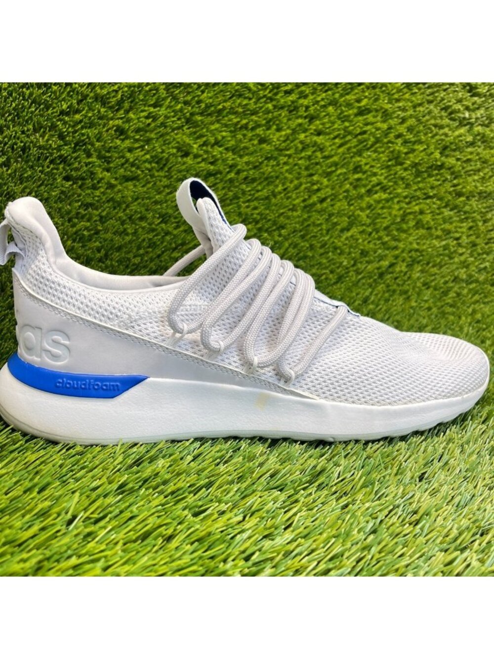 Adidas Lite Racer Adapt 3.0 Mens Size 12 White Athletic Running Shoes Sneakers